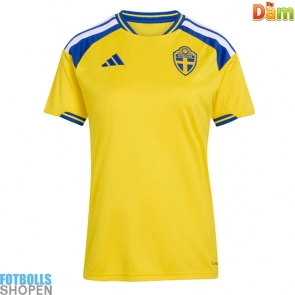 Billiga Sverige Hemmatröja Dam VM 2026 Kortärmad
